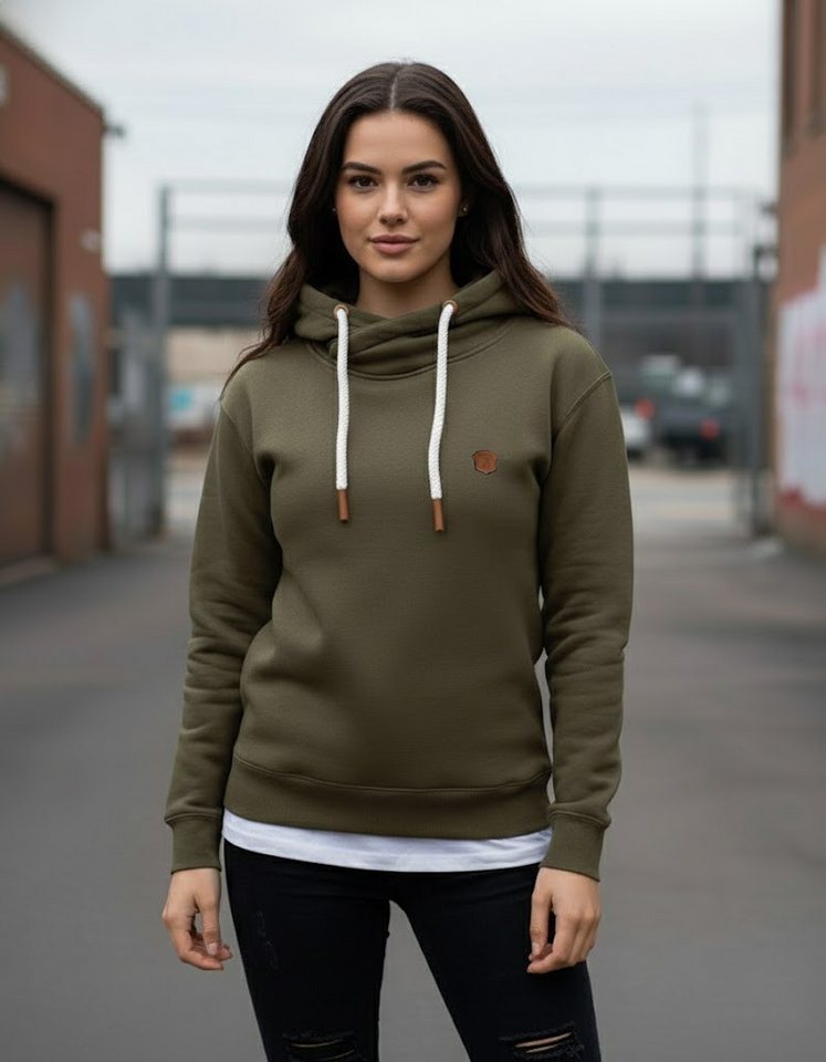 naketano Hoodie Damen Kapuzenpullover oliv von naketano