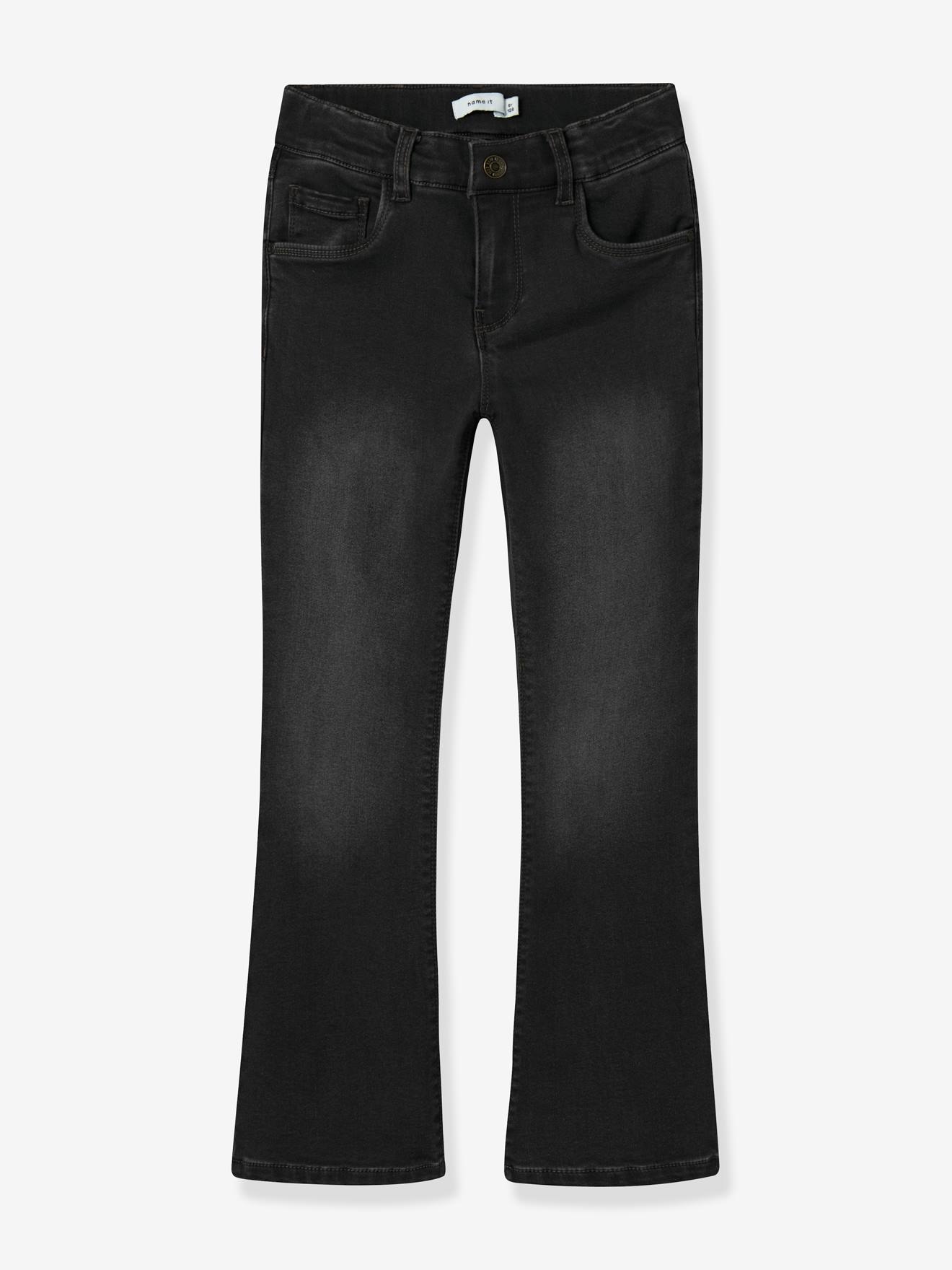 Bootcut-Jeans NKFSALLI Mädchen NAME IT Fleecefutter  denim von name it