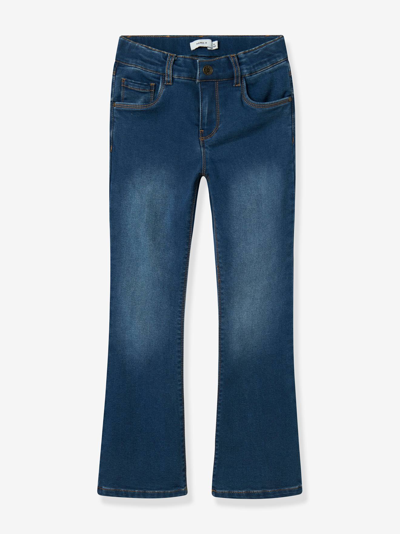 Bootcut-Jeans NKFSALLI Mädchen NAME IT Fleecefutter von name it