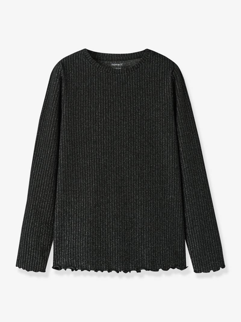 Glitzer-Langarmshirt NKFVEMMA Mädchen NAME IT Slim-Fit von name it