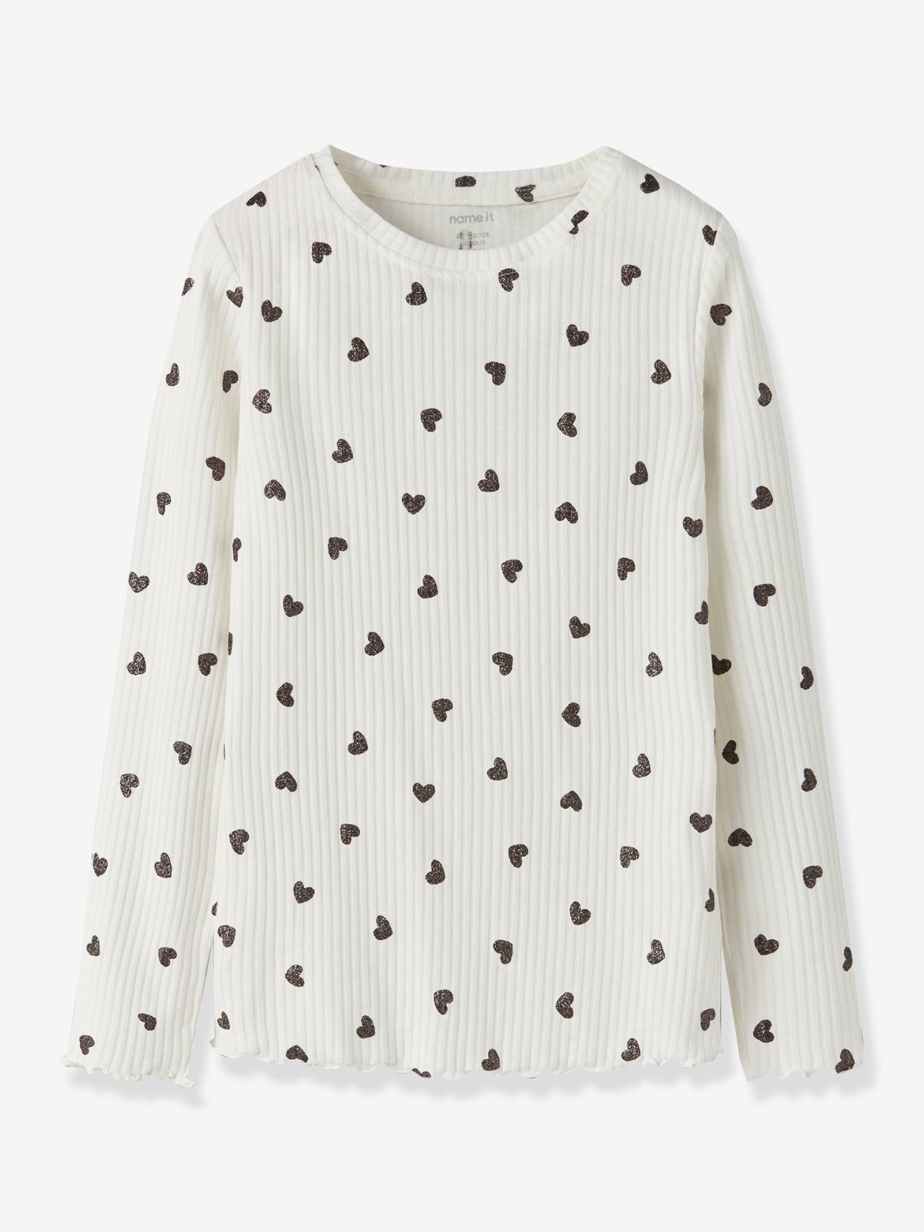 Glitzer-Langarmshirt NKFVEMMA Mädchen NAME IT Slim-Fit von name it