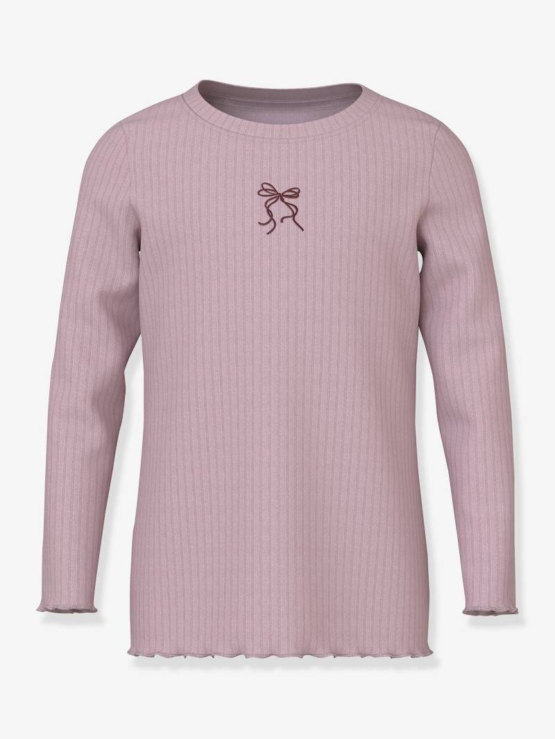 Glitzer-Langarmshirt NMFVEMMA Mädchen NAME IT Slim-Fit lila von name it