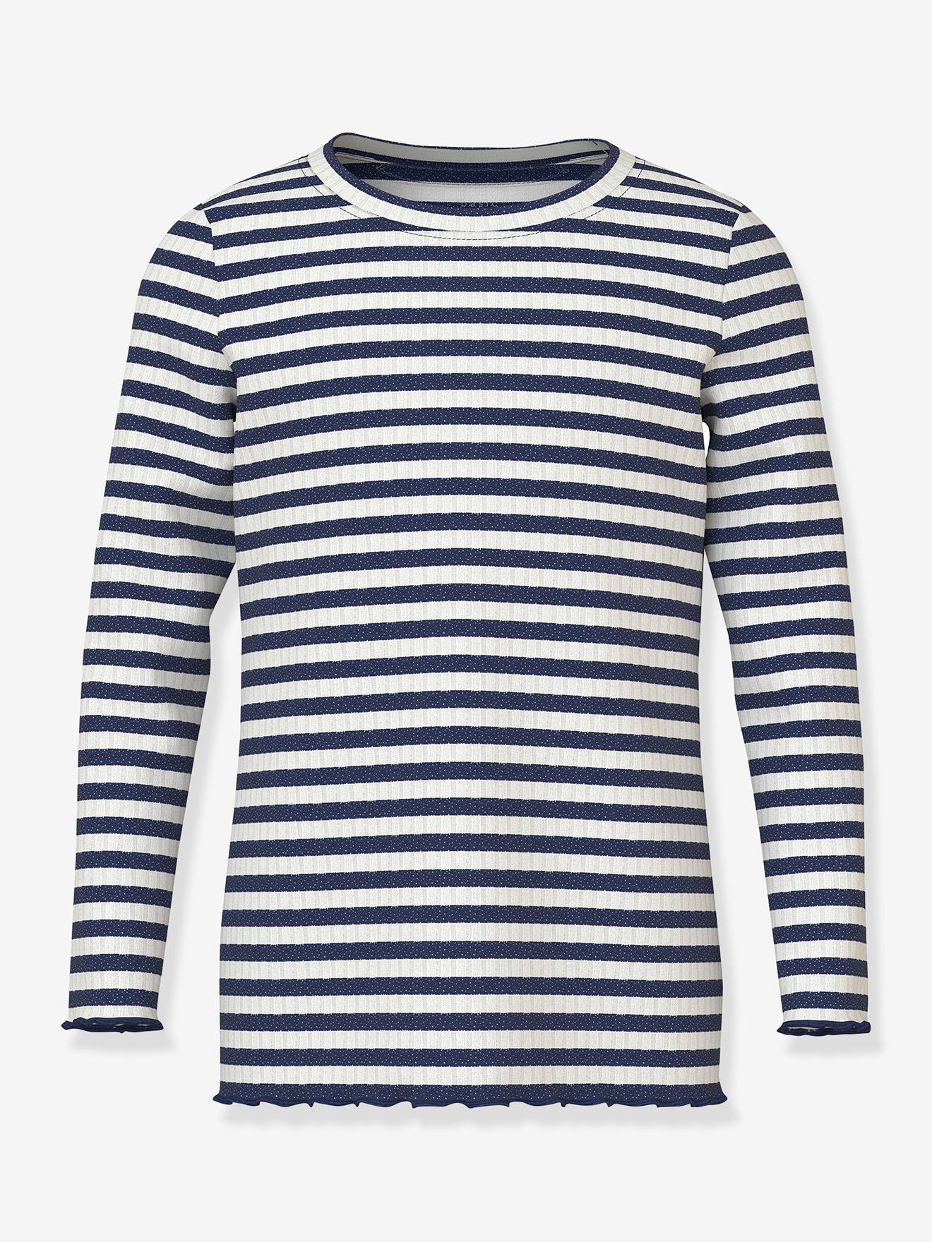 Glitzer-Langarmshirt NMFVEMMA Mädchen NAME IT Slim-Fit von name it