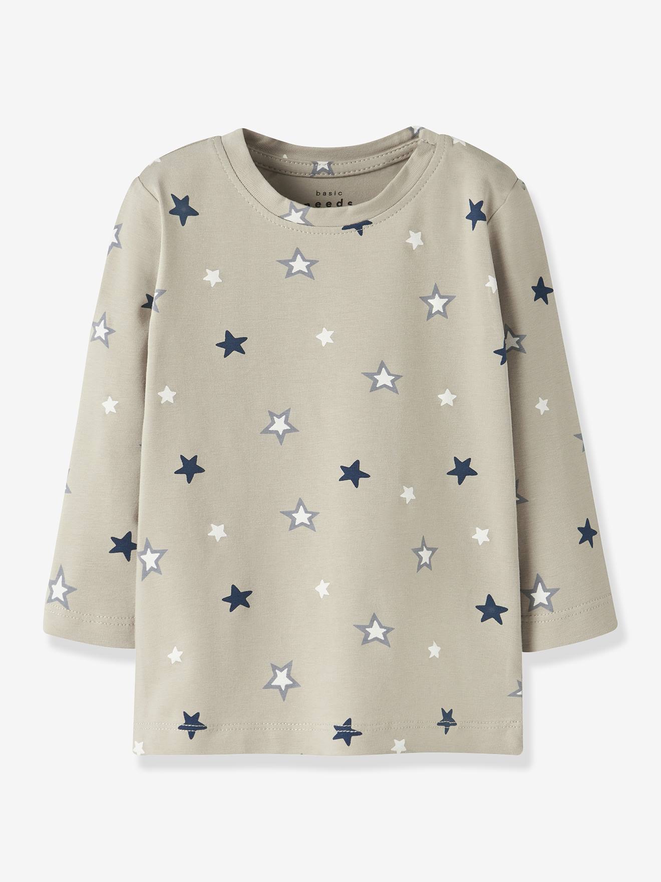 Jungen Baby Langarmshirt mit Druckknöpfen NBMVACION NAME IT von name it