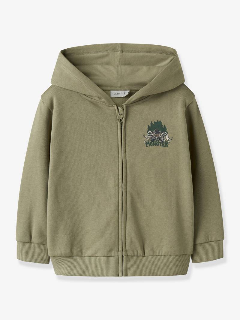 Kapuzensweatjacke NMMVOLTINUS Jungen NAME IT salbei von name it