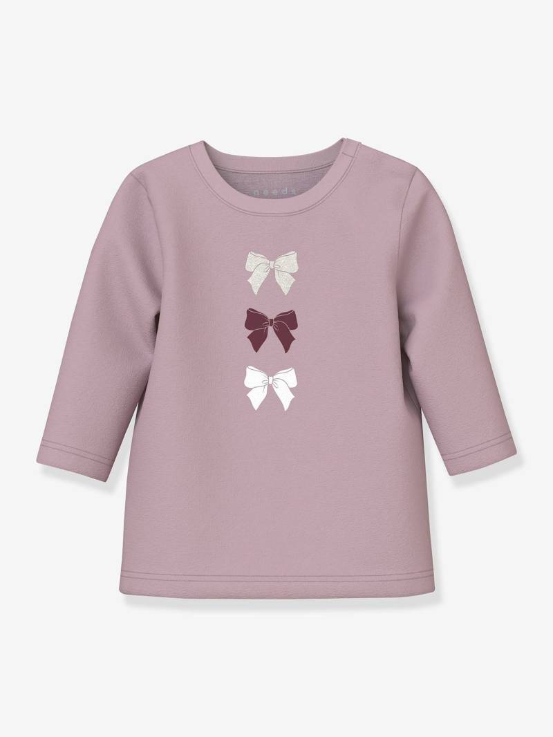 Langarmshirt NBFVUBIE Mädchen Baby NAME IT Boxy-Fit lila von name it