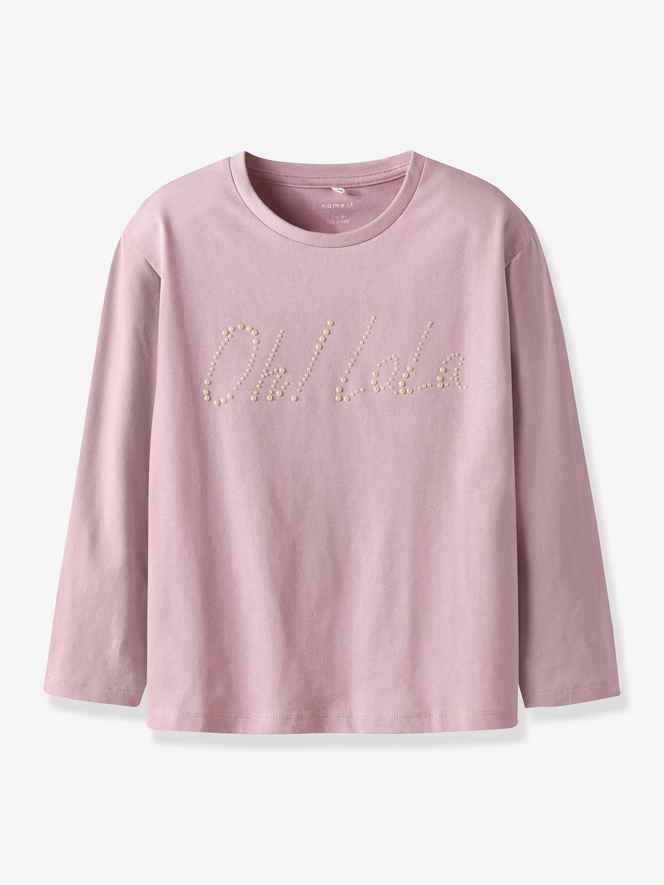 Langarmshirt NKFRIKU Mädchen NAME IT Boxy-Fit lila von name it