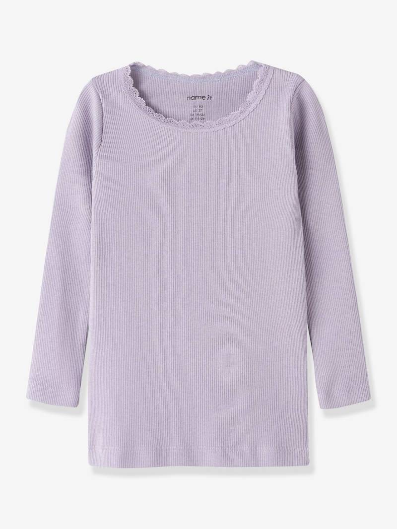 Langarmshirt NMFKAB Mädchen NAME IT pulver lila von name it