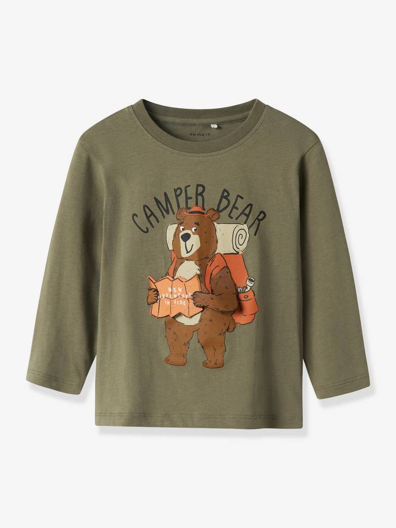 Langarmshirt NMMOLEN Jungen NAME IT salbei von name it