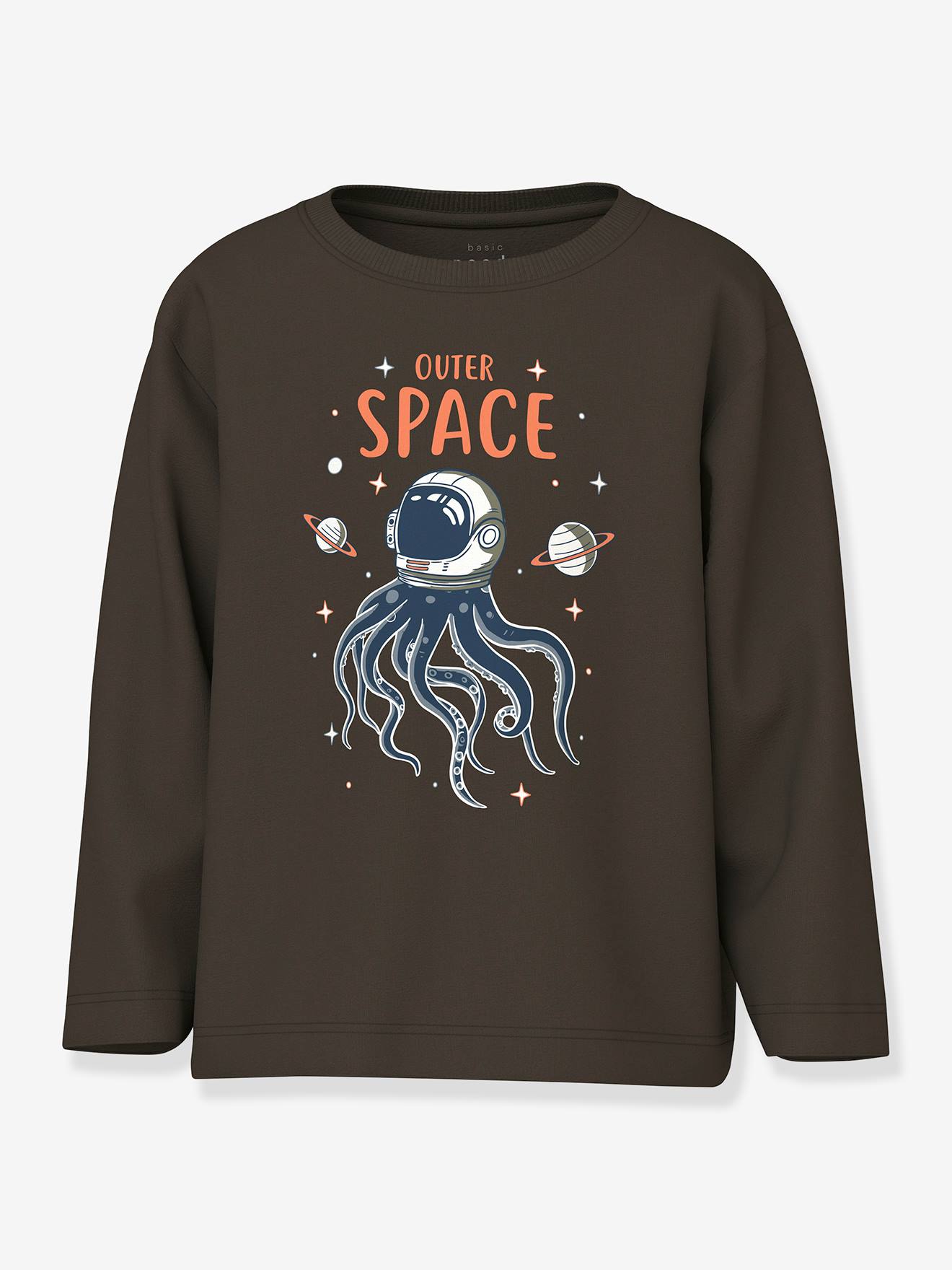 Langarmshirt NMMVICTOR Jungen NAME IT schokolade von name it