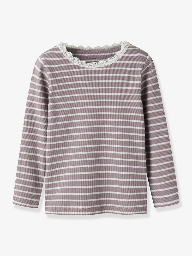 Mädchen Langarmshirt mit Glanzstreifen NMFNETTE NAME IT von name it