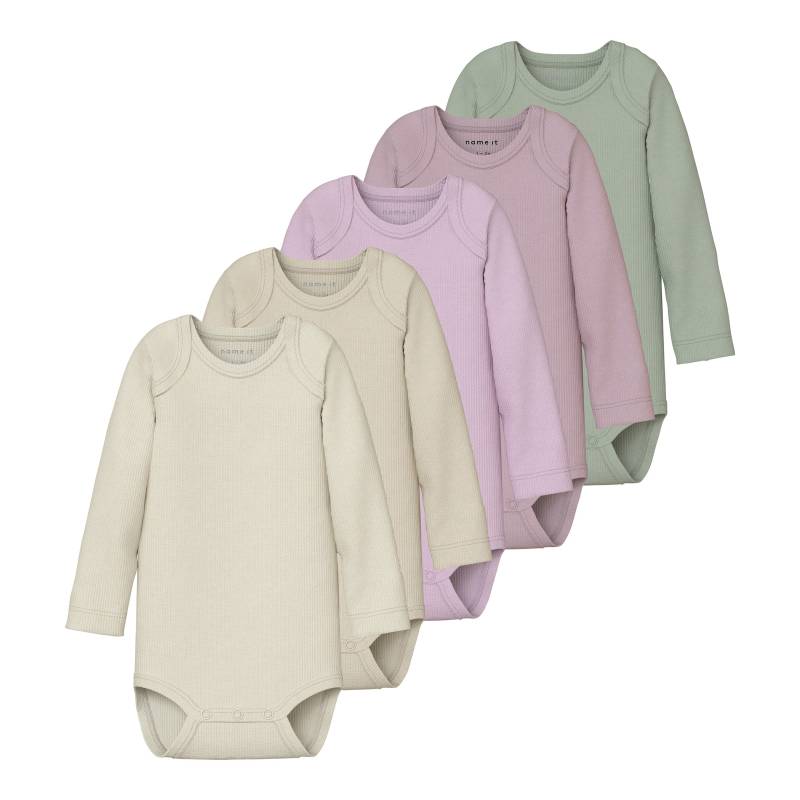 Name It 5er-Pack Body langarm Rippqualität von name it