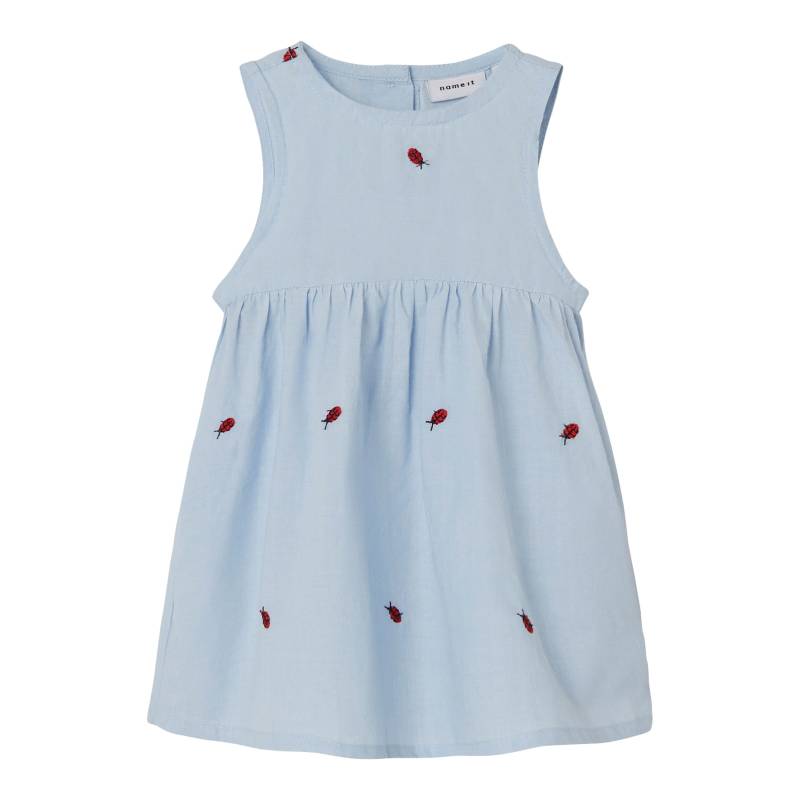 Name It Chambray-Kleid ohne Arm Marienkäfer von name it