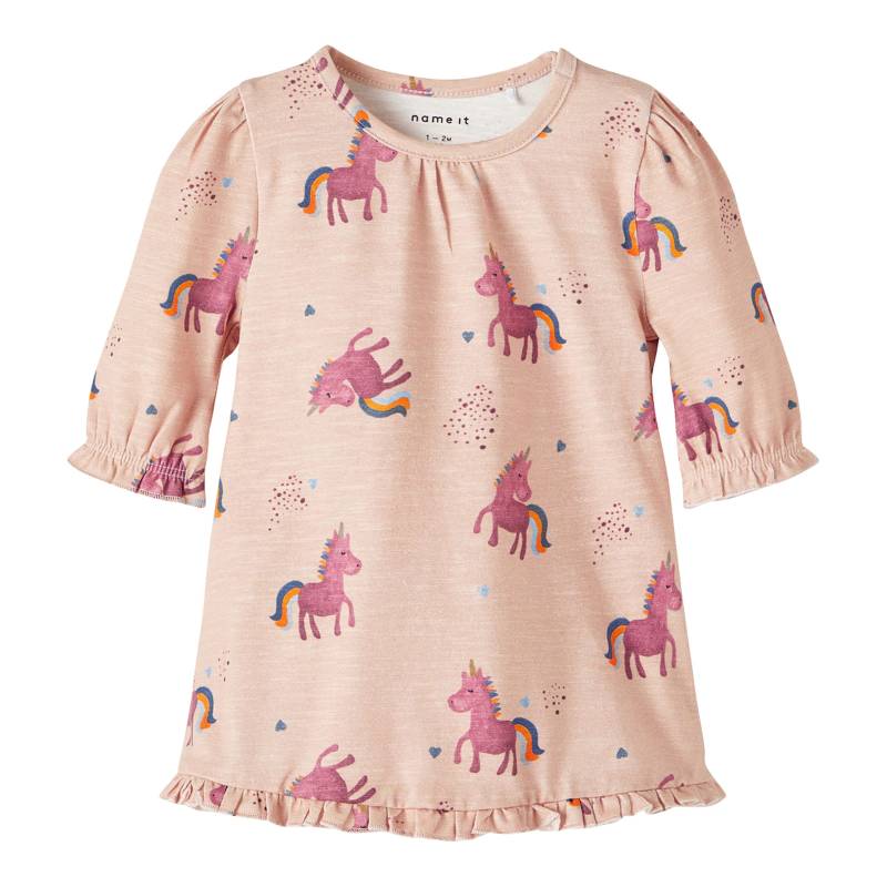Name It Jersey-Kleid langarm Einhörner von name it