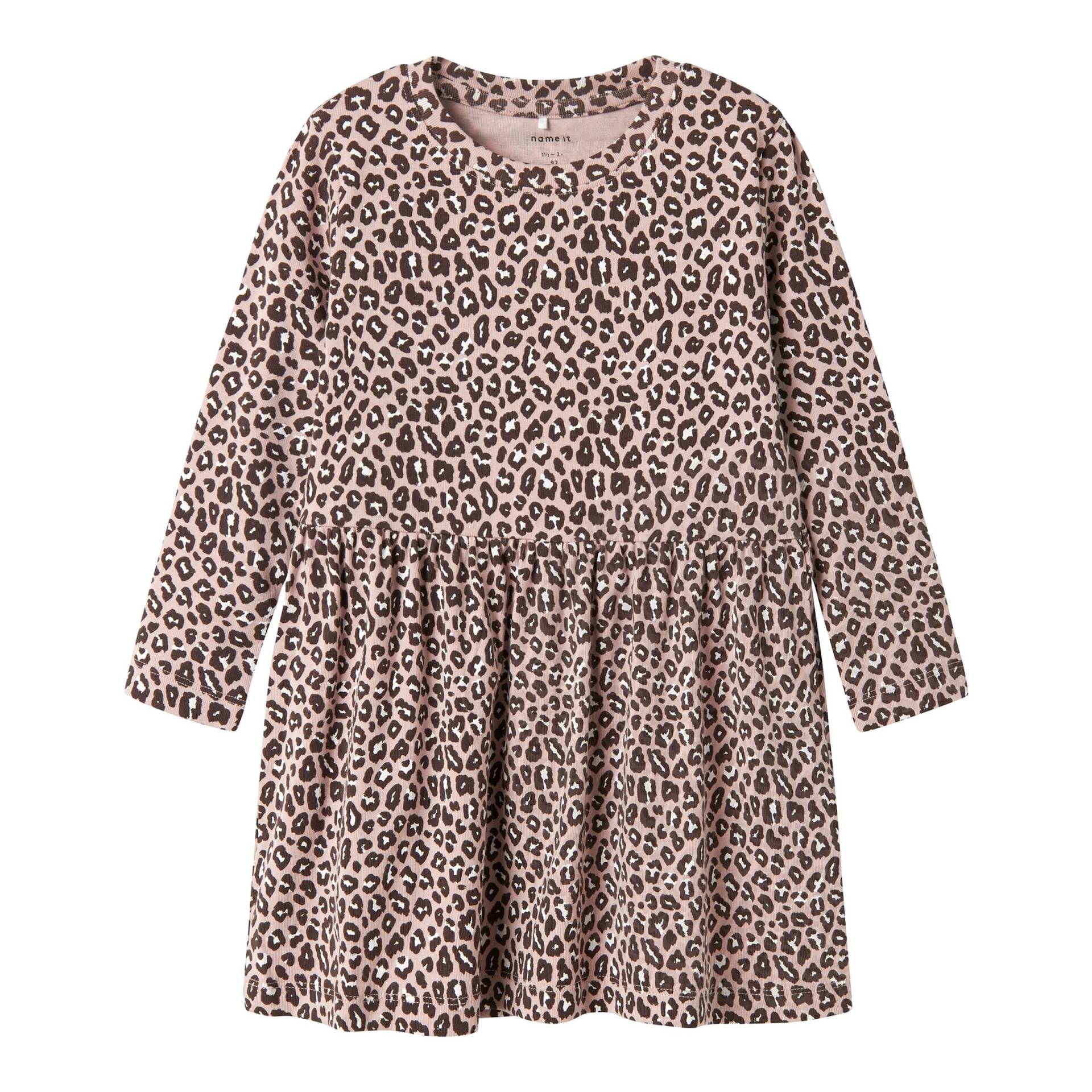 Name It Kleid langarm Leoprint von name it