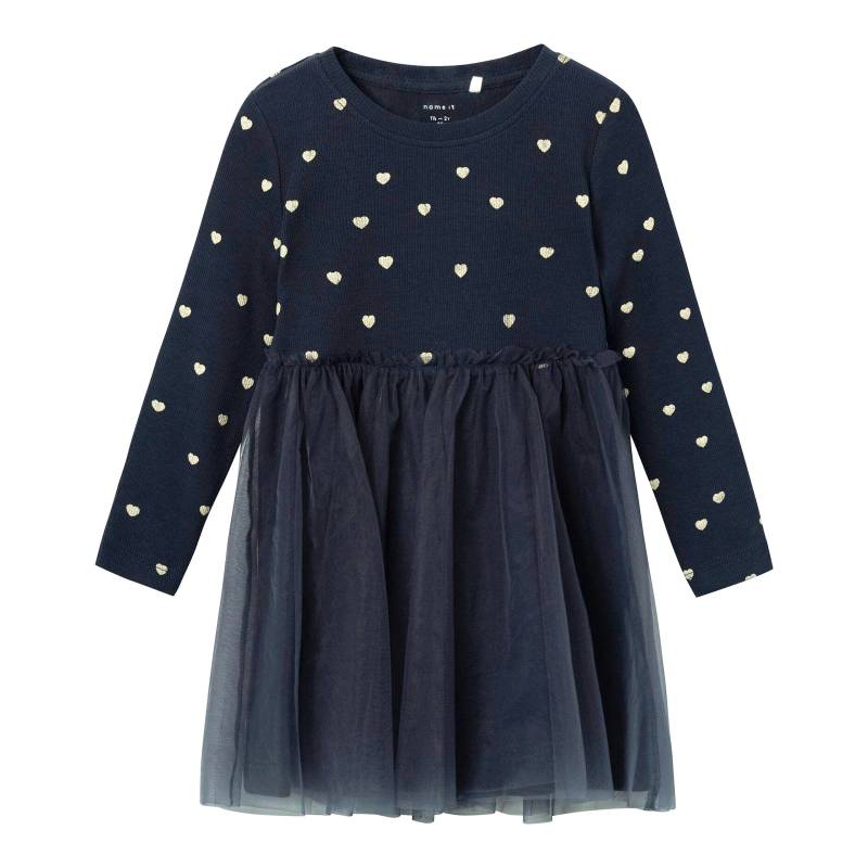 Name It Kleid langarm mit Tüllrock Herzen von name it