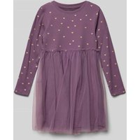 Name It Kleid mit Tüll Modell 'MINI DOTS' in Mauve, Größe 92 von name it