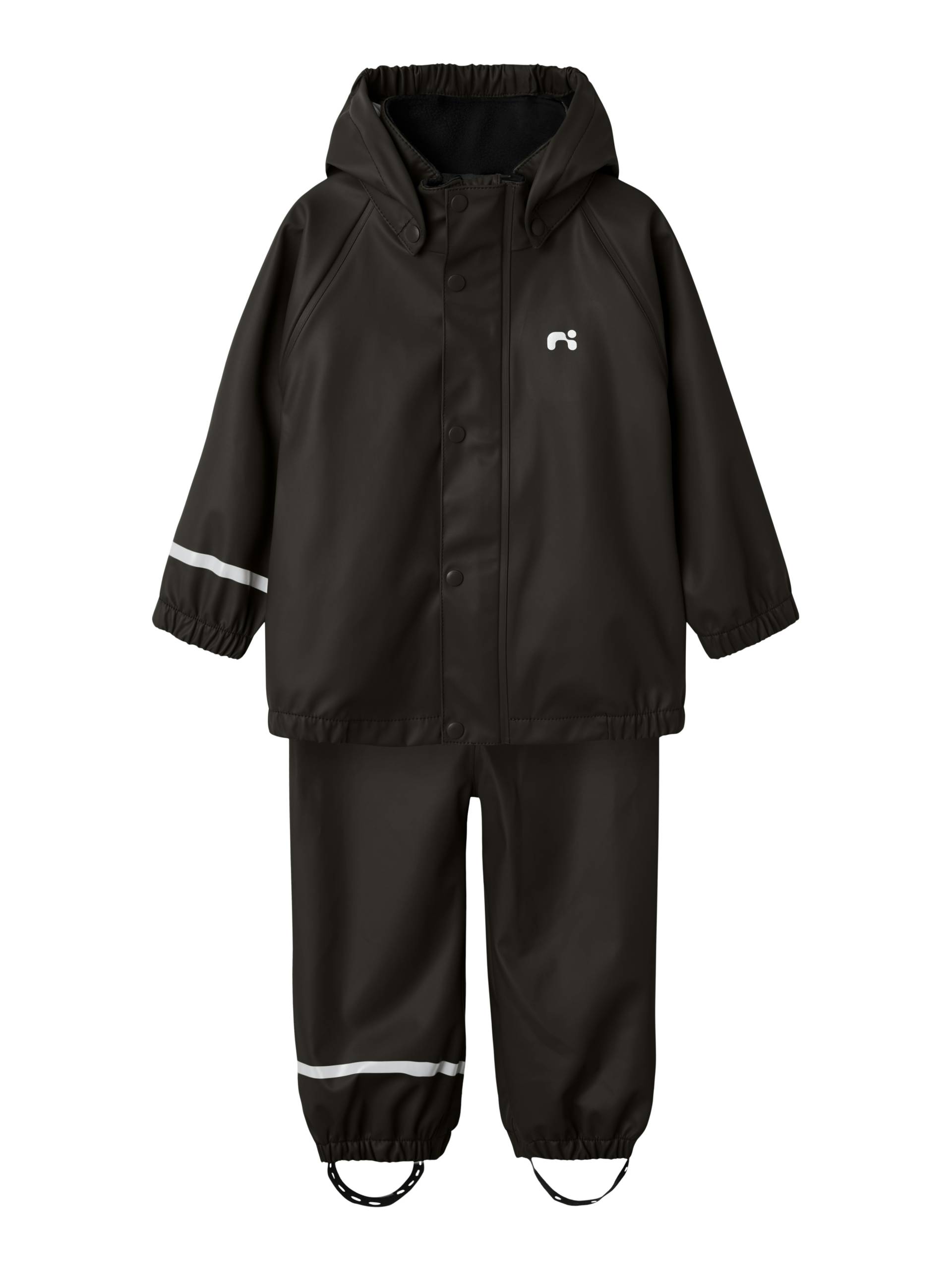 Name It Regenmantel "NKNDRY10 für Mädchen mit Regenjacke und Hose im Set" Set, 2 Stk. tlg. unifarben, casual, regular fit, Kunstfaser, Web von name it