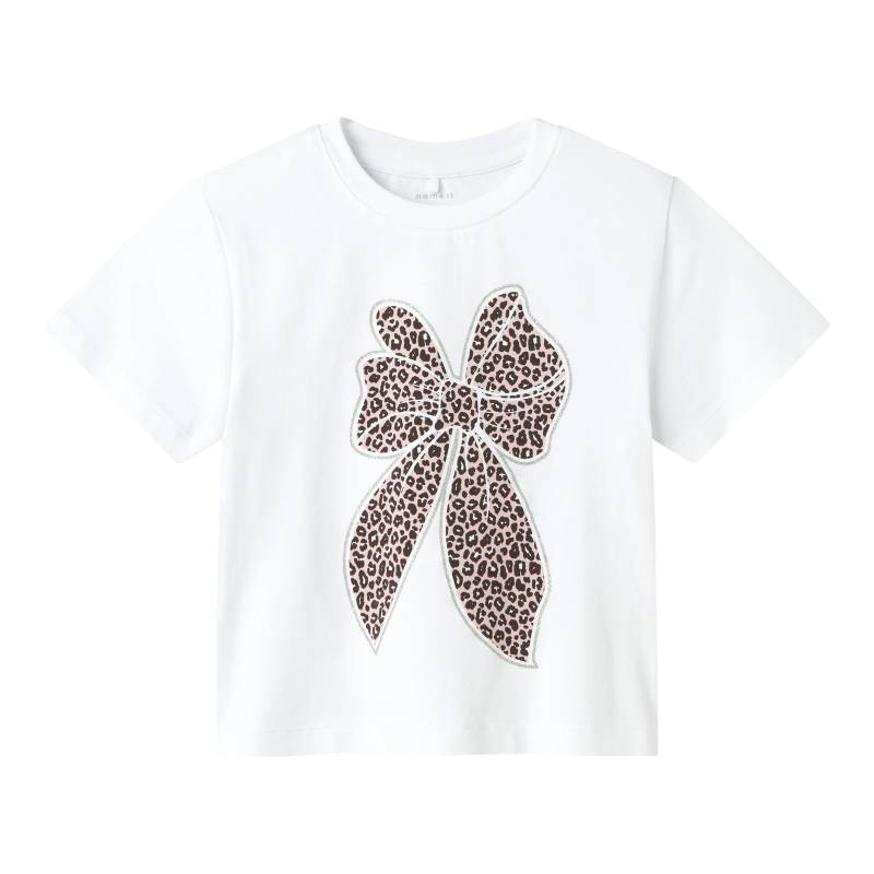 Name It Shirt kurzarm Schleife von name it