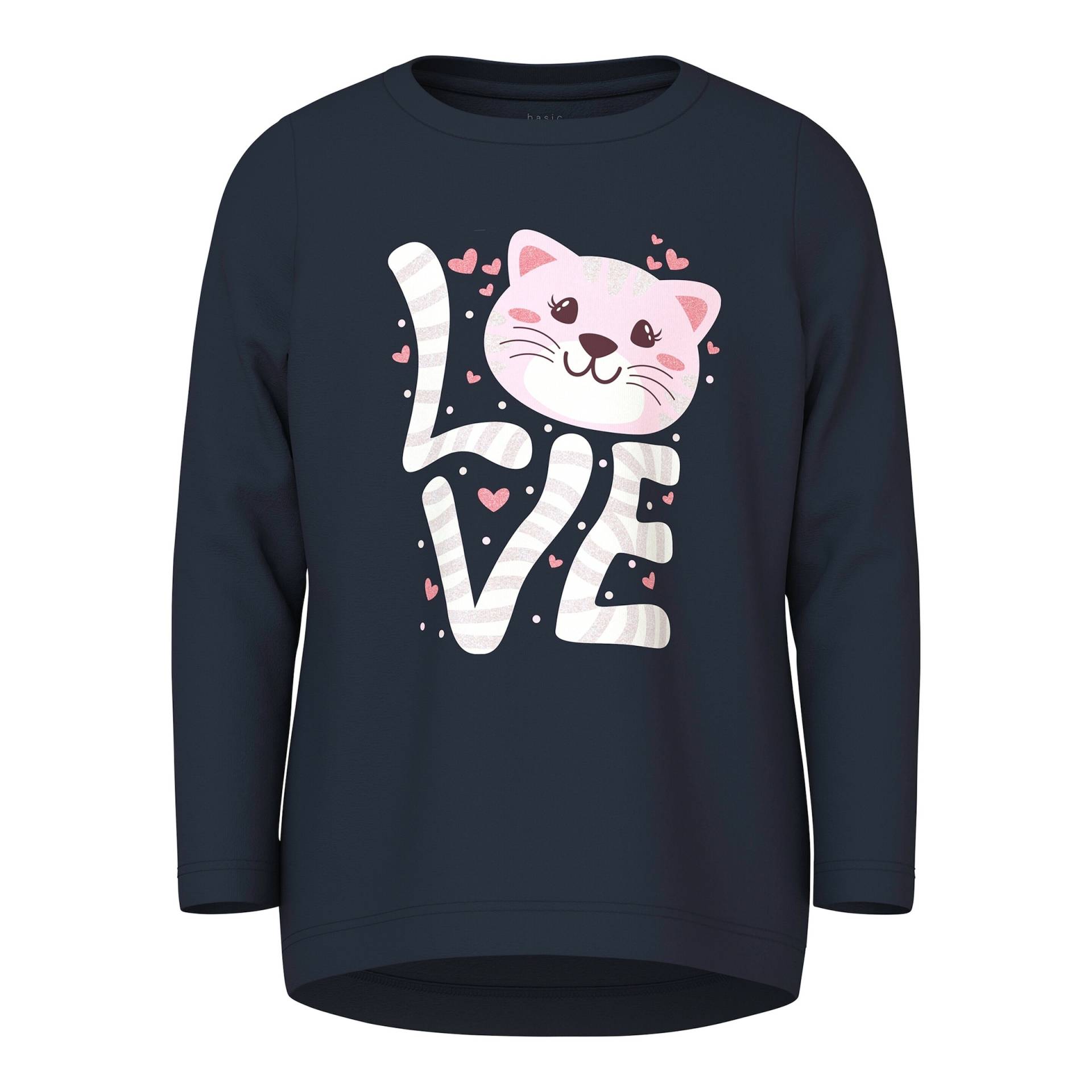 Name It Shirt langarm Katze Love Name It Shirt langarm Katze Love von name it