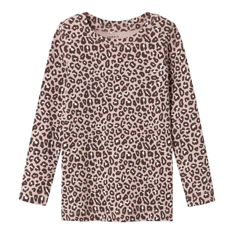Name It Shirt langarm Leoprint von name it