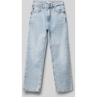 Name It Straight Fit Jeans im 5-Pocket-Design Modell 'ROSE' in Hellblau, Größe 164 von name it