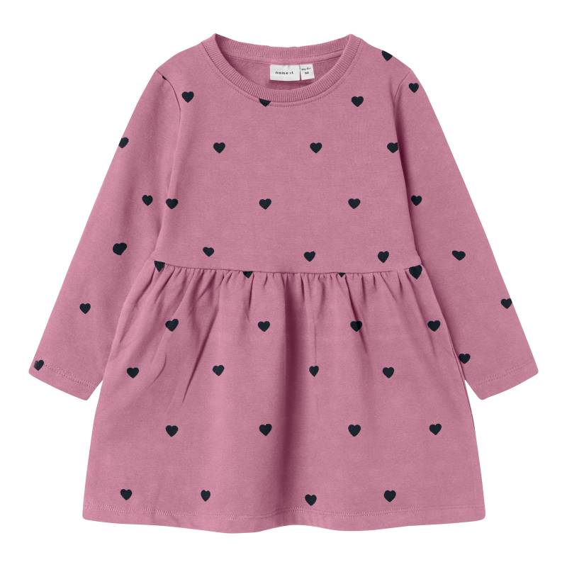 Name It Sweatkleid Herzen von name it