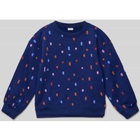 Name It Sweatshirt mit gerippten Abschlüssen Modell 'NIRANA' in Blau, Größe 116 von name it