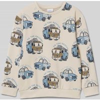 Name It Sweatshirt mit gerippten Abschlüssen Modell 'NMMDIBBO' in Sand, Größe 92 Name It Sweatshirt mit gerippten Abschlüssen Modell 'NMMDIBBO' in Sand, Größe 92 von name it