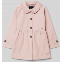 Name It Trenchcoat mit Leistentaschen Modell 'MADELIN' in Altrosa, Größe 116 von name it
