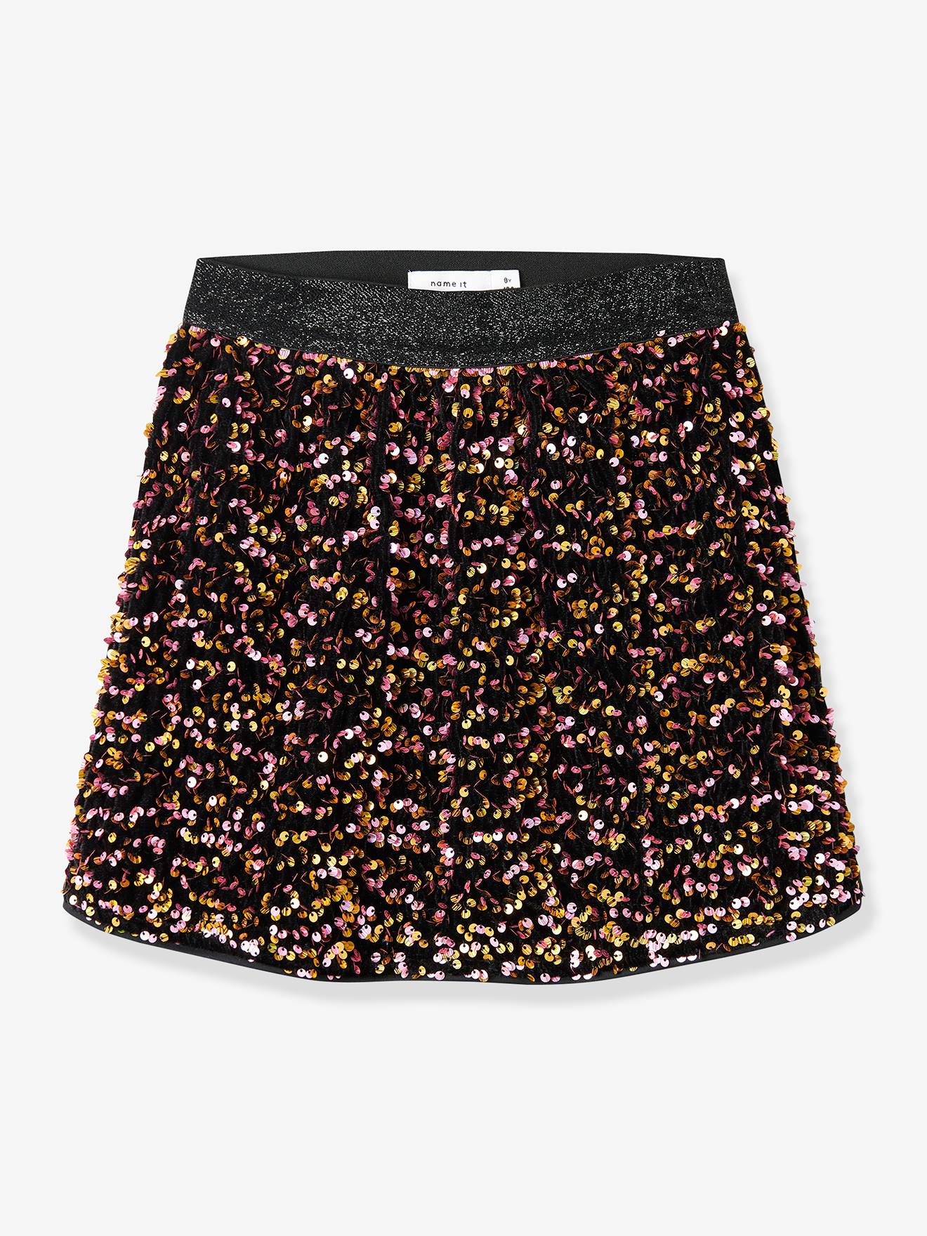 Rock mit Pailletten NKFRUNICA Mädchen NAME IT von name it