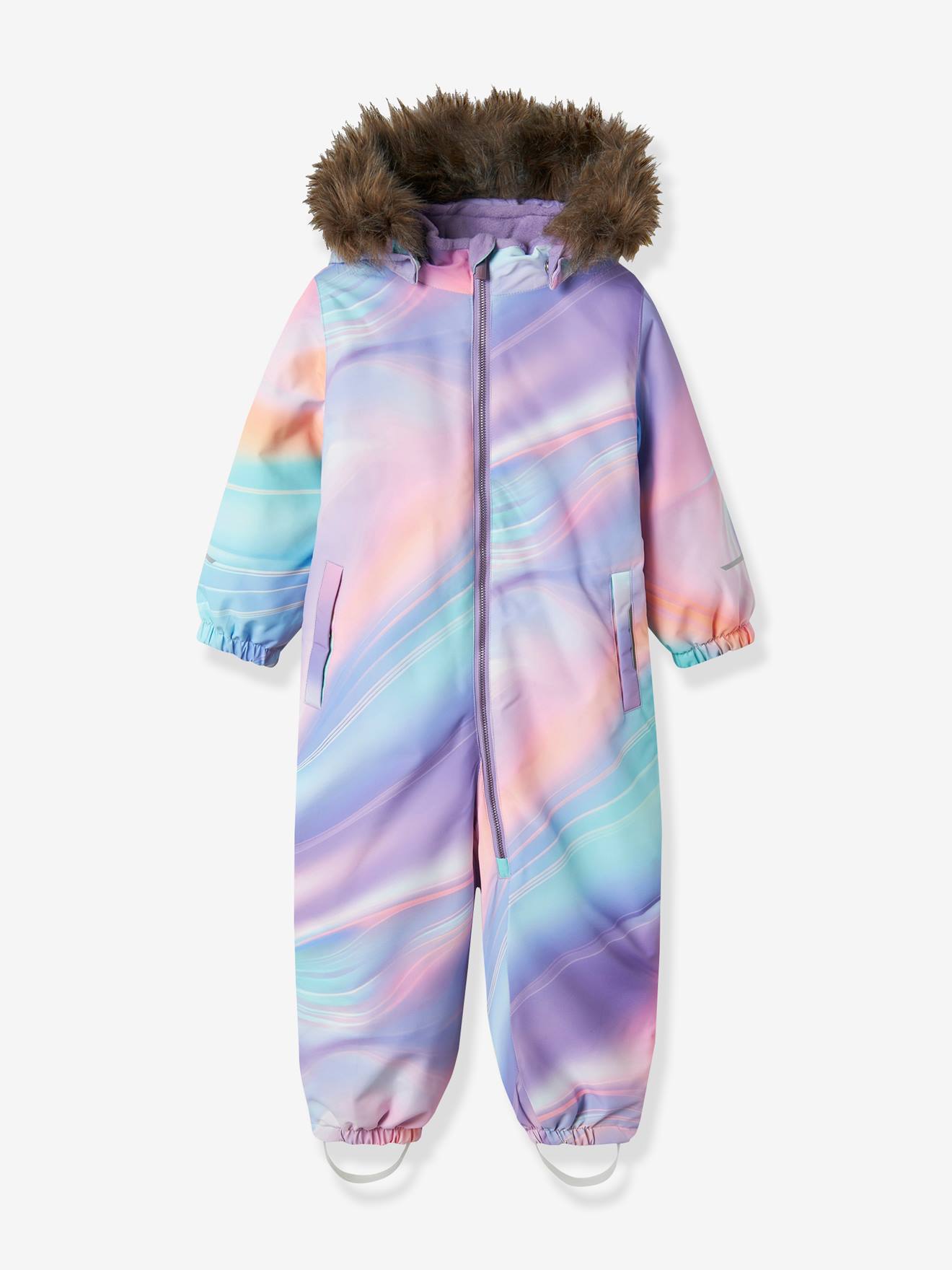 Schneeanzg mit Fleece-Futter Allover-Print Mädchen NAME IT von name it