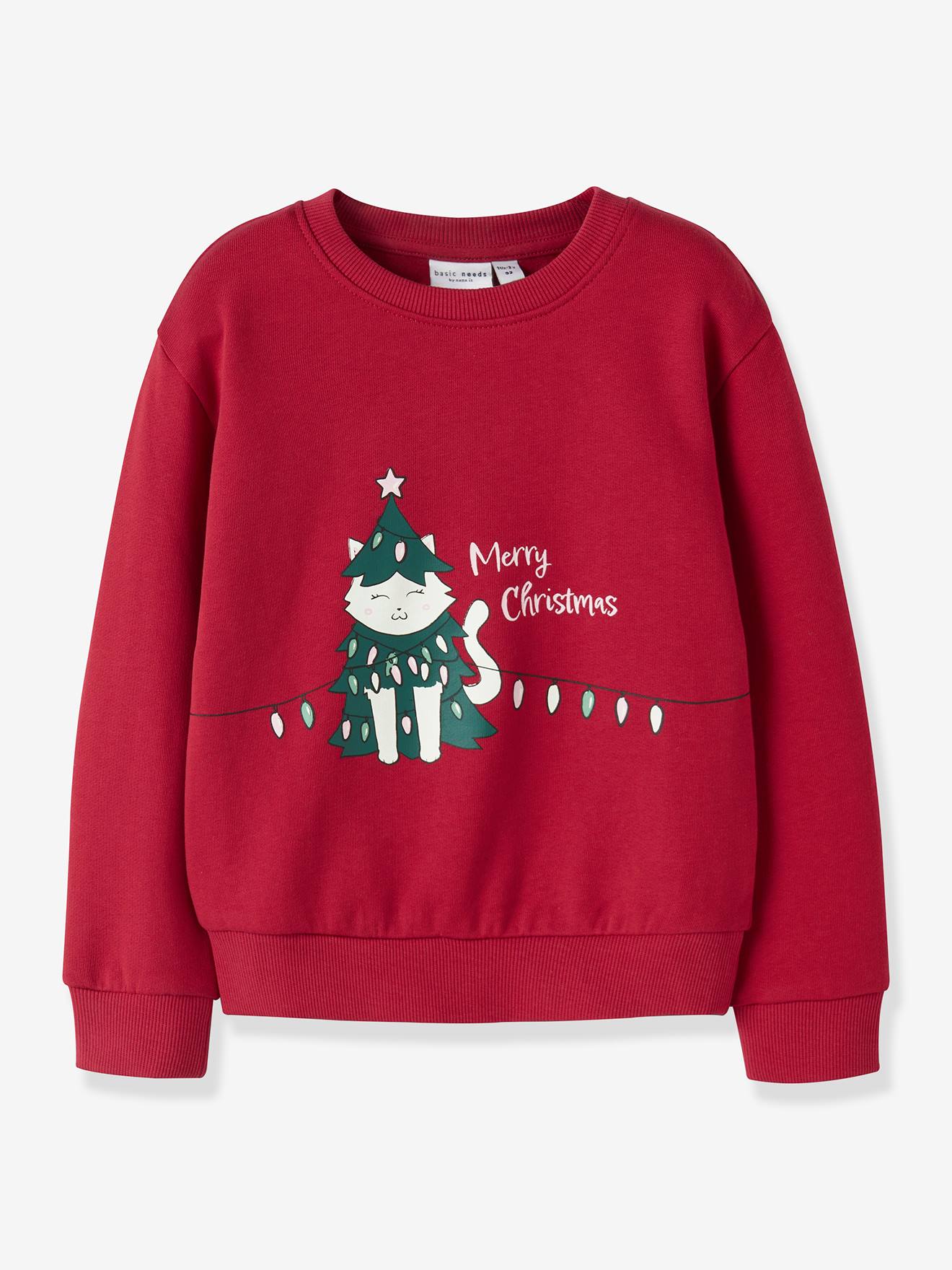 Weihnachts-Sweatshirt NMFVISMAS Mädchen Baby NAME IT von name it