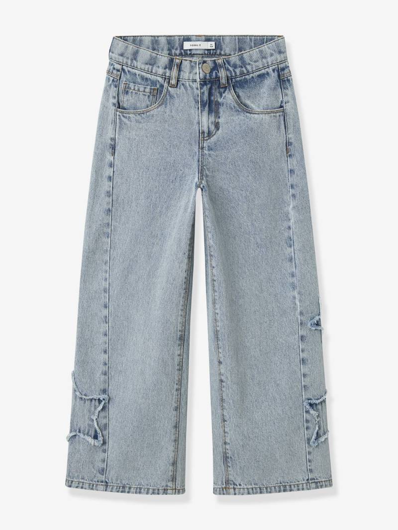 Weite Mädchen Jeans mit Destroyed-Details NKFBELLA NAME IT gebleicht von name it