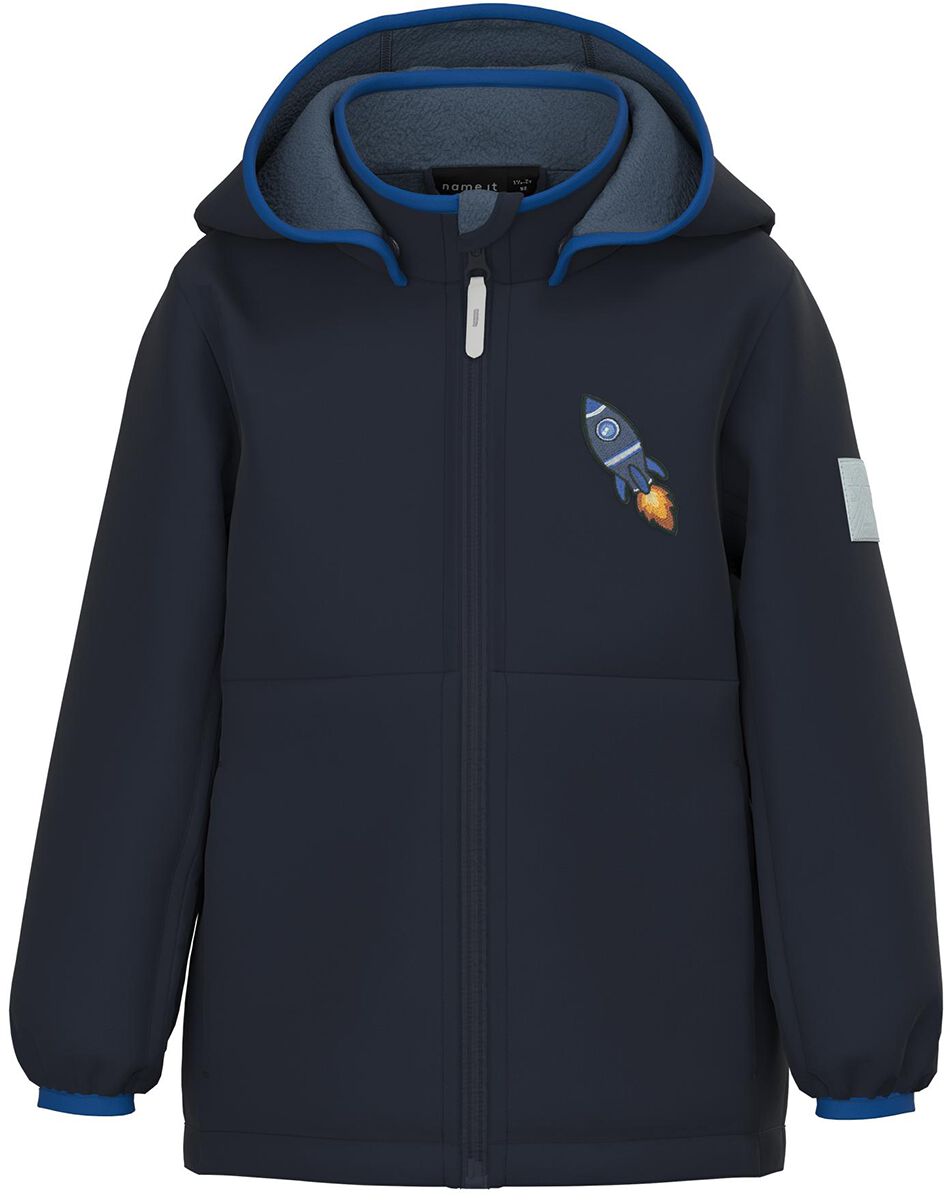 name it Jacke für Kleinkinder - Malta Badge Softshell - für Jungen - dunkelblau von name it