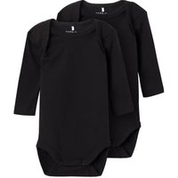 name it Langarmbody 2er Pack Black von name it