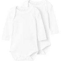 name it Langarmbody 2er Pack Bright White von name it