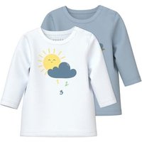 name it Langarmshirt 2er Pack Nbmvacion Celestial Blue von name it