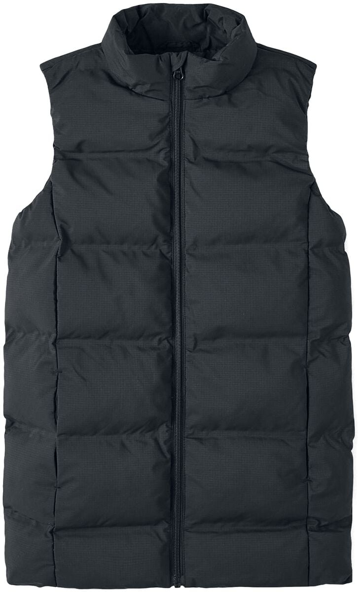 name it Mellow Long Puffer Vest Jacke schwarz in 134 von name it