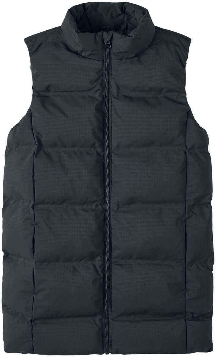 name it Mellow Long Puffer Vest Jacke schwarz in 146 von name it