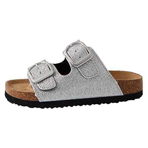 NAME IT Damen NKFFLORA NOOS Sandal, Silver Colour, 32 EU von NAME IT