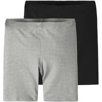 name it Radlershorts 2er Pack Nmfvivian Black Grey Melange von name it