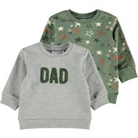 name it Sweatshirt 2er Pack Nbmsteve Agave Green von name it