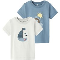 name it T-Shirt 2er Pack Nbmflorin Spring Lake von name it