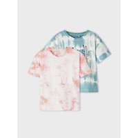name it T-Shirt Nmfhalo 2er Pack Georgia Peach von name it