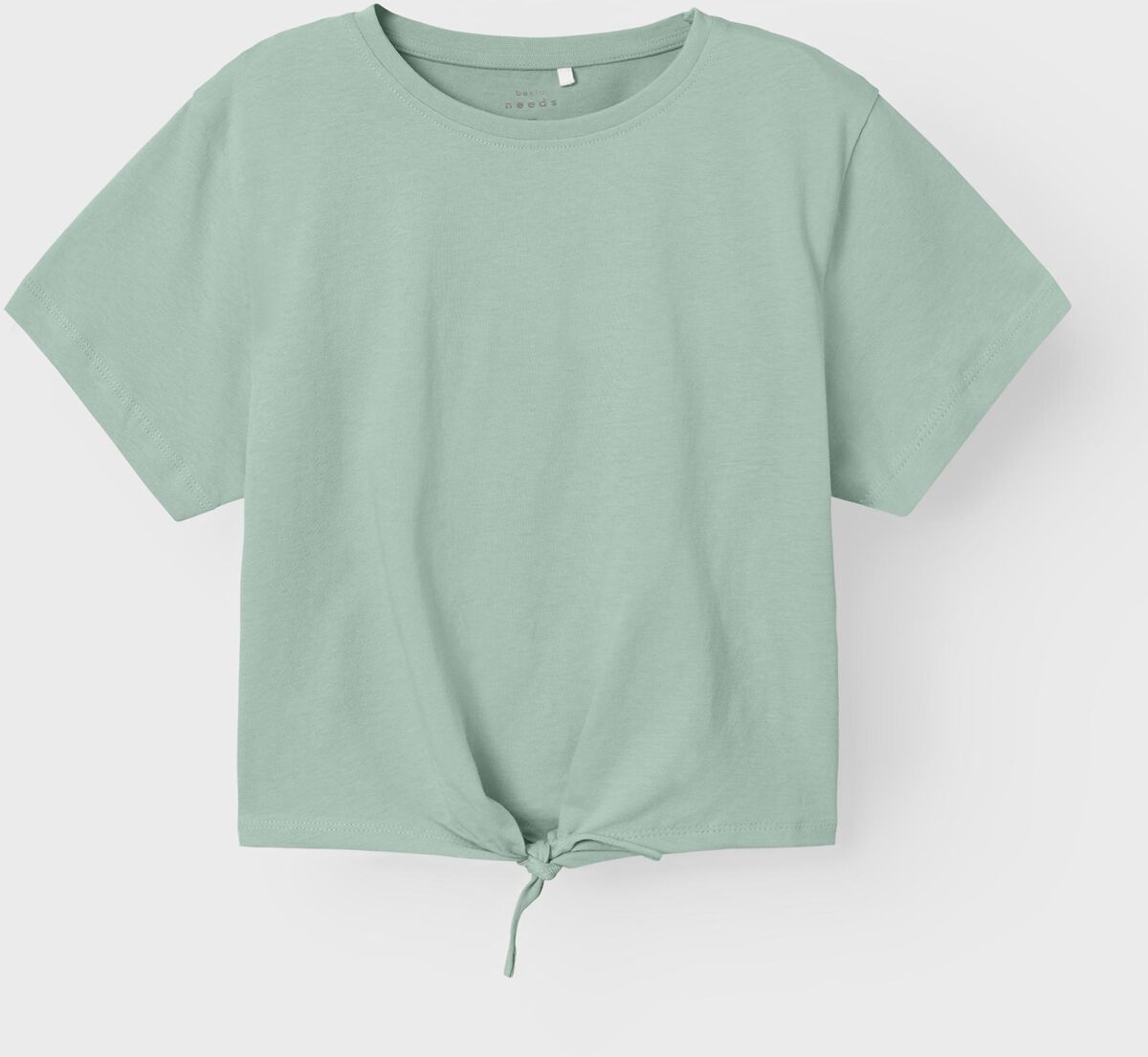 name it T-Shirt für Kinder - NKFVaya S/S Loose Top - für Mädchen - grün von name it