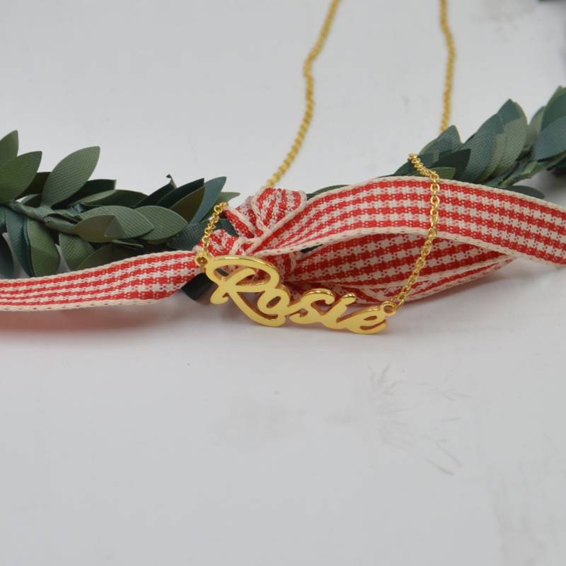 Benutzerdefinierte Name Halskette Personalisierter Schmuck, Geschenk Zum Jahrestag Für Liebhaber von nameJewelry