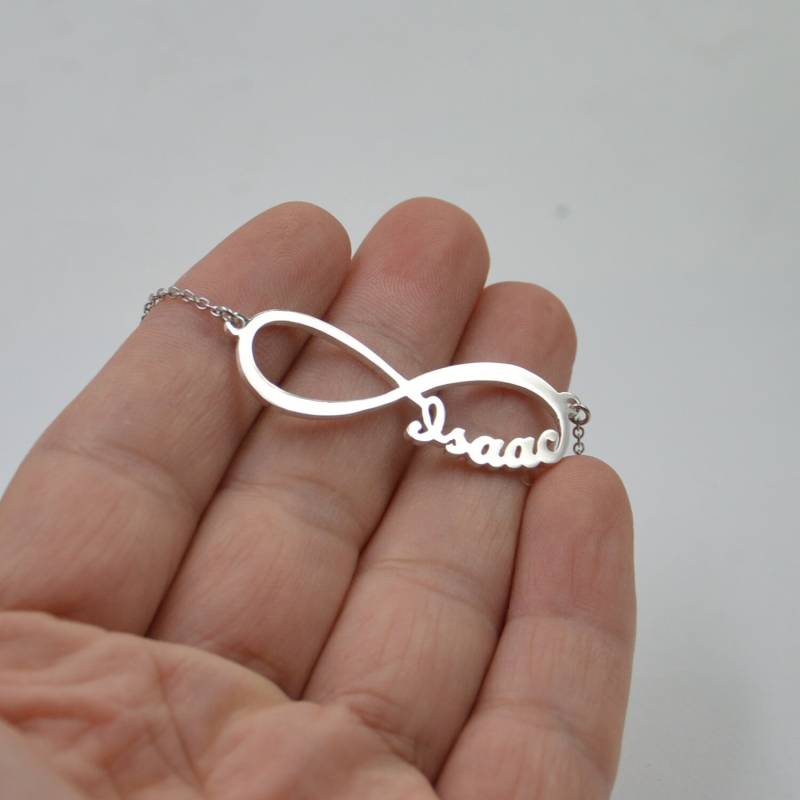 Infinity Halskette Mit Namen-Infinity Namen Für Mädchen-Personalisierter Handgemachter Schmuck von nameJewelry