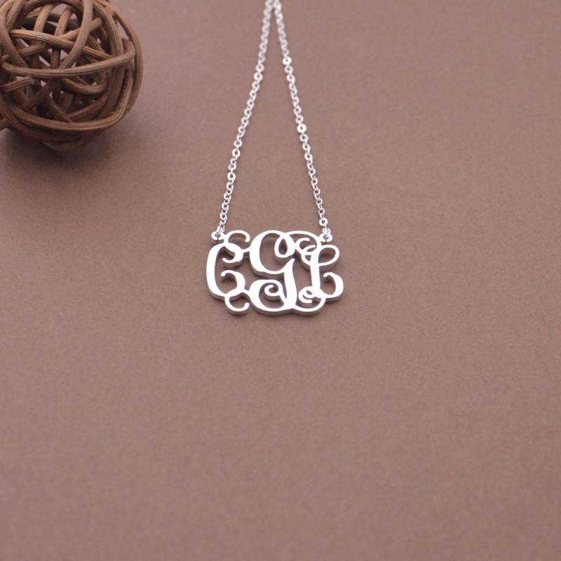 Monogramm Halskette-Personalisierte Monogrammed Geschenke-Benutzerdefinierte Halskette Für Frauen-Muttertag Geschenk von nameJewelry