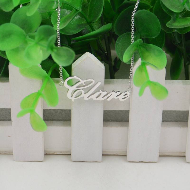 Name Halskette-Unikat Halskette-Personalisierte Weihnachtsgeschenke Für Frau-Handmade Halskette von nameJewelry